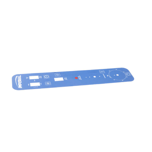 ICV CONTROL PANEL BLUE POLYCARB DIE CUT