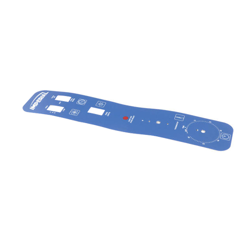 ICV CONTROL PANEL BLUE POLYCARB DIE CUT