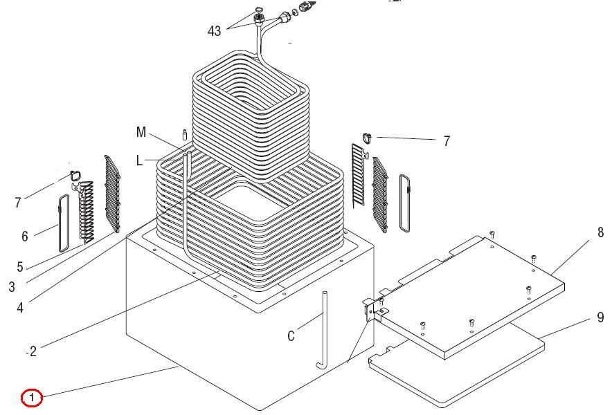 Tank/Foam Assy