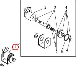 Valve, 24Vdc Plug-In Kip