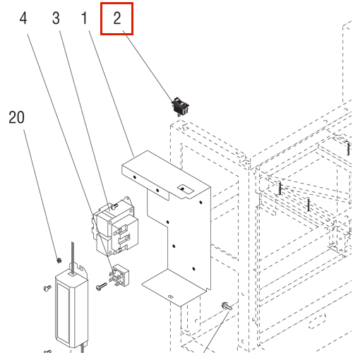 Switch,0/-125V/250V Visiwh