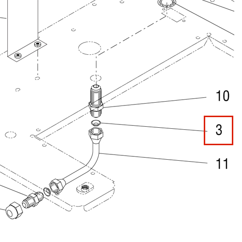 Gasket, 0.375 Flare- Copper