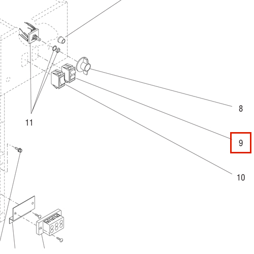 Switch, On/Off-Lighted-240V