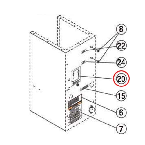 Decal,Flow Control/Strainer