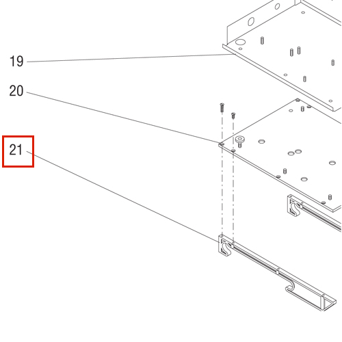 Rail Support - Black (Paf)