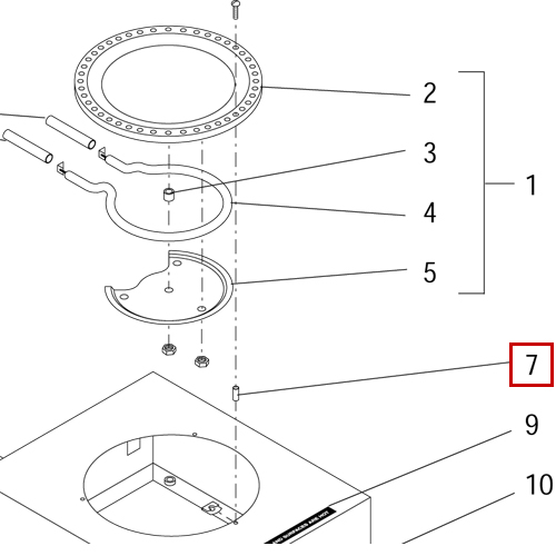 Spacer, 0.12 Id X 0.438Lg Al