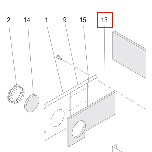 Insulation Acoustic-Rear Pnl