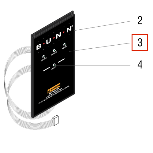 Decalfr Panel(Eca W/Rdy Lt)