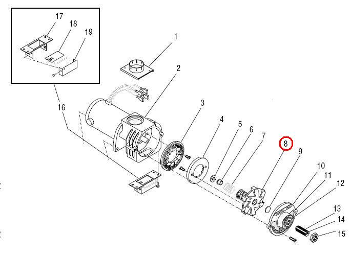 AUGER ROTOR/SPRING KIT(ORIG)