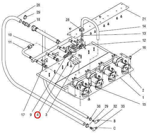 Valve Assy, Water 24Vdc(Kip)