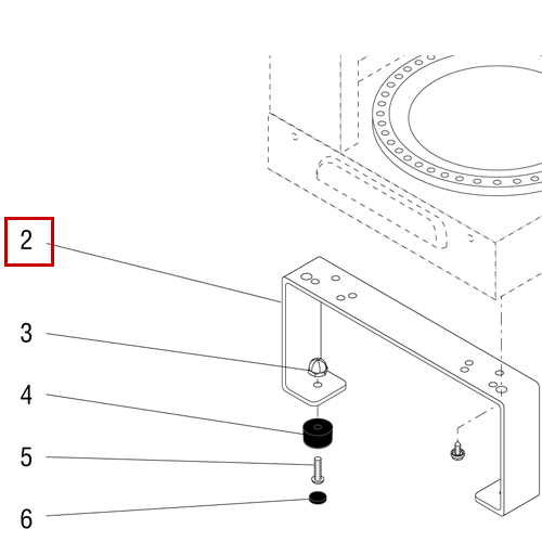 Leg Extension-3.50Ht-Nkl/Crm