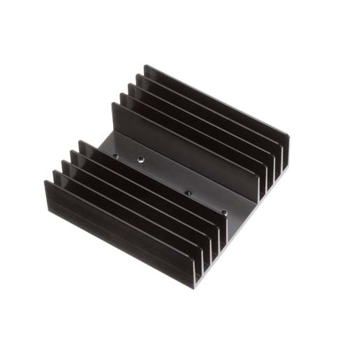 Heat Sink,Al Blk Anodize4.0Lg