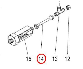 Tube Assy.375 Od Cu X3.94Lg