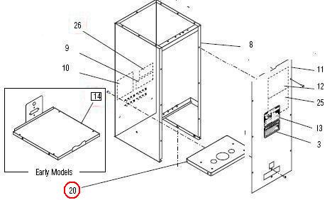 Plate Weldment Tank Mounting