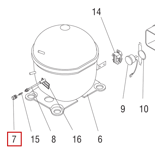 Capo-Ring Quick Seal 0.25 Sae