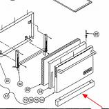 KICK PLATE (STAINLESS STEEL) 26 1/2 IN O