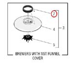 Ring, Funnel Cover-Black