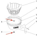 Funnel Tip Kit, Single/Dual