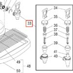 Faucet Assy, Chrome W/Insert