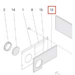 Insulation Acoustic-Rear Pnl