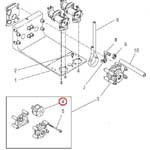 Rotor Assy Peristaltic Pump