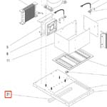 Insulation, Base Center- Lcr