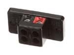 Terminal Block2 Pole-Red/Blk