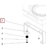 Leg Extension-3.50Ht-Nkl/Crm