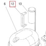 Bracket, Capacitor T2155/T2168