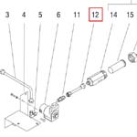 Tube, Refill Solenoid To Str.